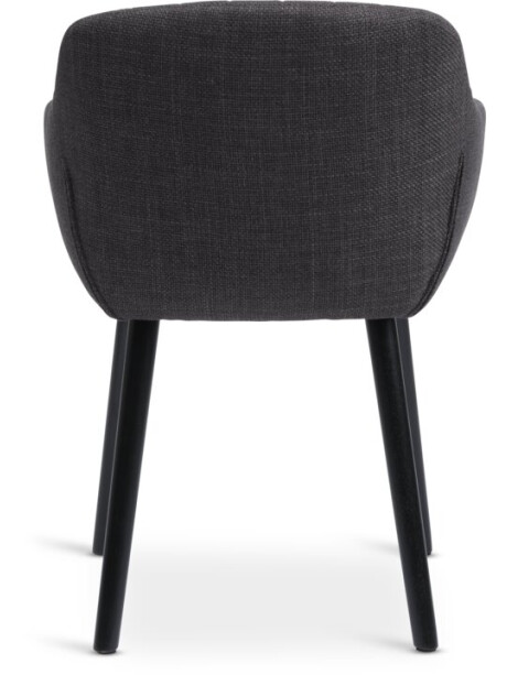 Silla de comedor ADSLEV tela gris antracita Silla de comedor ADSLEV tela gris antracita