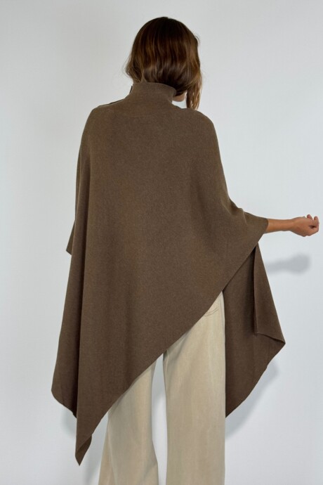 PONCHO LIZA Marron