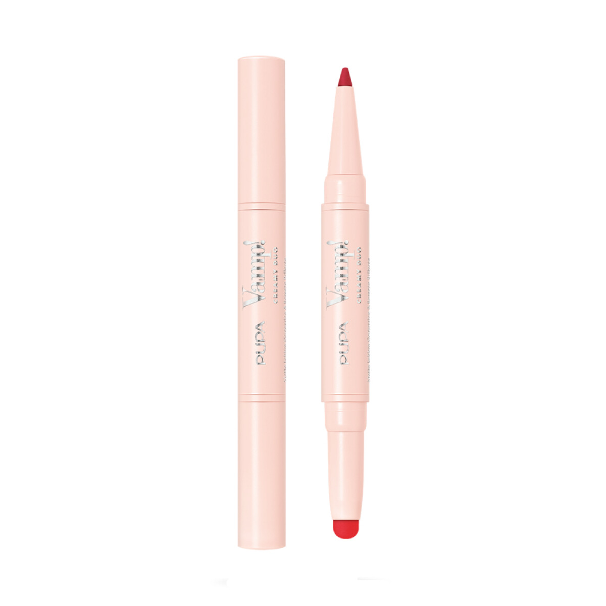 Contorno De Labios Y Brillo Labial Pupa Vamp Creamy Duo True Red 
