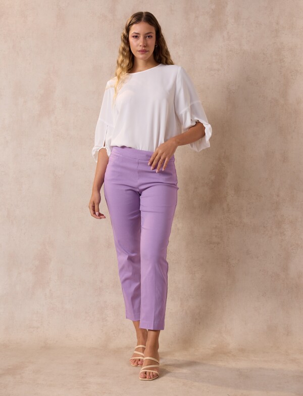 Pantalon Pull On LAVANDA