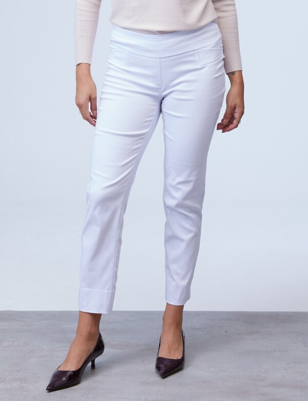 Pantalon Pull On BLANCO