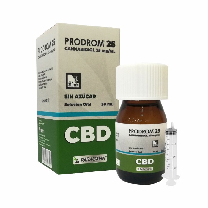 PRODROM 25 MG. CBD SOL. ORAL FR. X 30 ML única