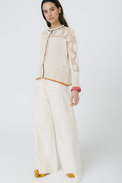 CARDIGAN CUTE COTTON Crudo
