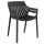 Silla Sillón Hilton Interior Exterior UV 150k Elegante Negro