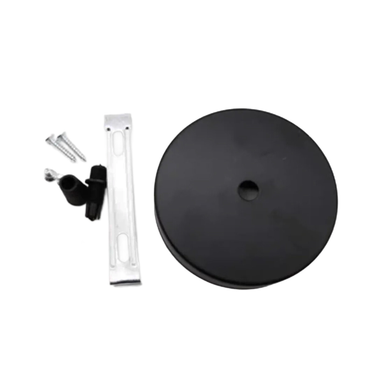 Floron metalico plano negro Ø120mm - IX9588 