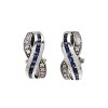 Caravanas Infinito con piedra-Plata 925-Piedra Zirconia-CA3010 Conpiedra