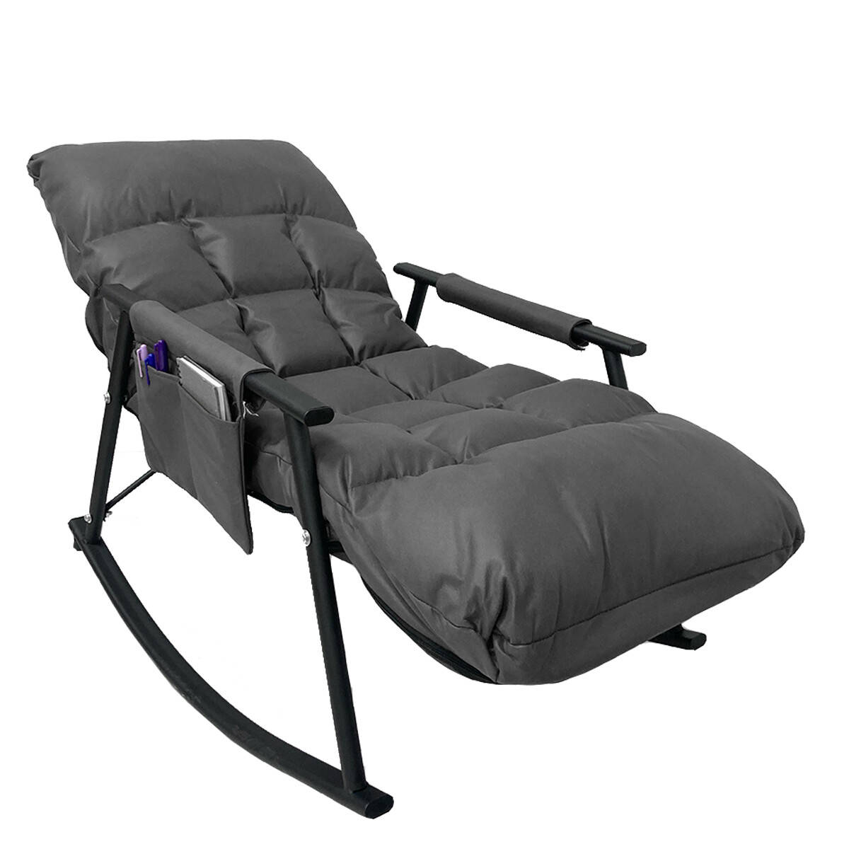 Sillón Mecedor Santorin Microfibra - Gris 