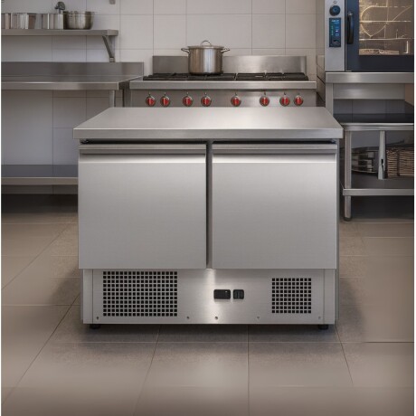 Heladera Bajo Mesada 250 Litros 2 Puertas Sin Respaldo GN 1/6 Heladera Bajo Mesada 250 Litros 2 Puertas Sin Respaldo GN 1/6