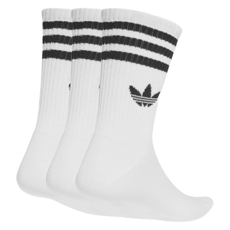 Medias Adidas 3S Crew S 3 pack - Blanco Medias Adidas 3S Crew S 3 pack - Blanco