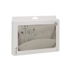 Babero Silicona Platinum Flores Kikkaboo Beige
