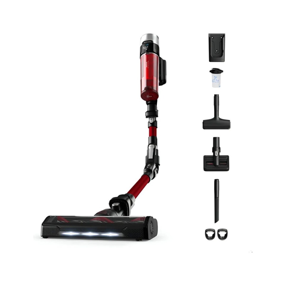 Aspiradora Stick Flexible Rowenta Animal Parquet | Color bordó. 