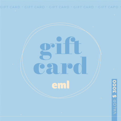Gift Card - Tarjeta de Regalo valor $3000 - ENVÍO GRATIS Gift Card - Tarjeta de Regalo valor $3000 - ENVÍO GRATIS