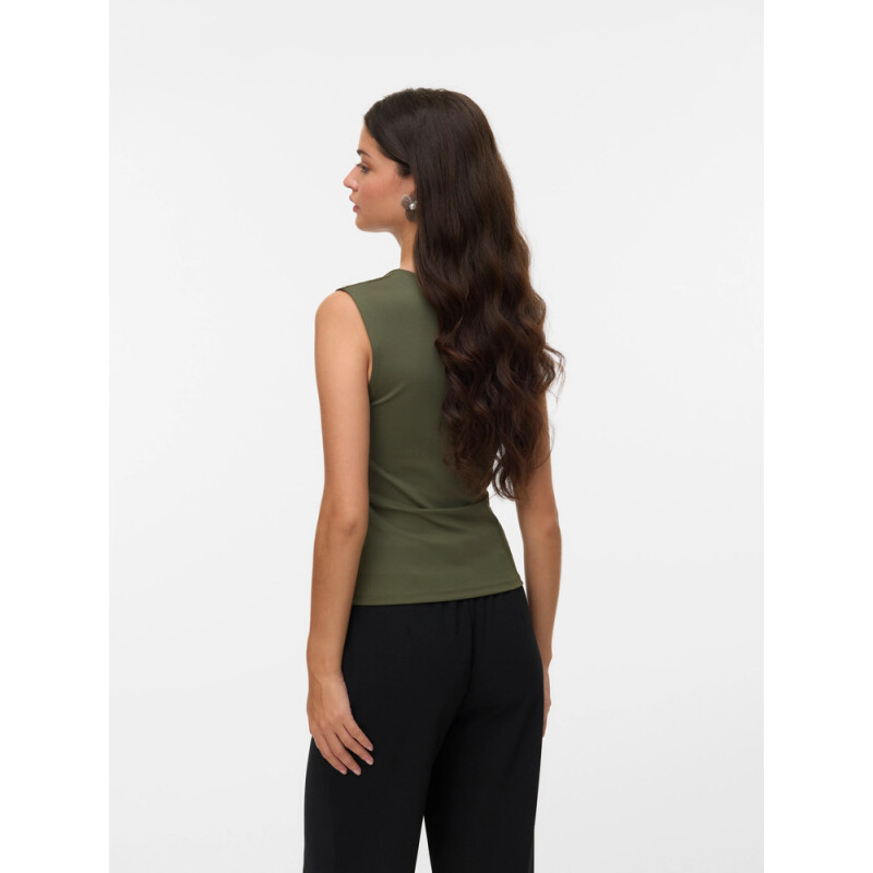 VMMILLION SL SQUARE NECK TOP JRS NOOS Grape Leaf