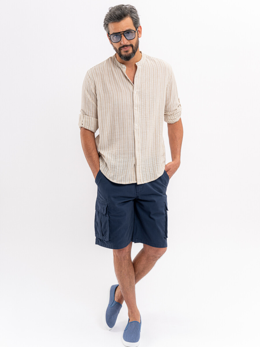 Bermuda cargo - azul 