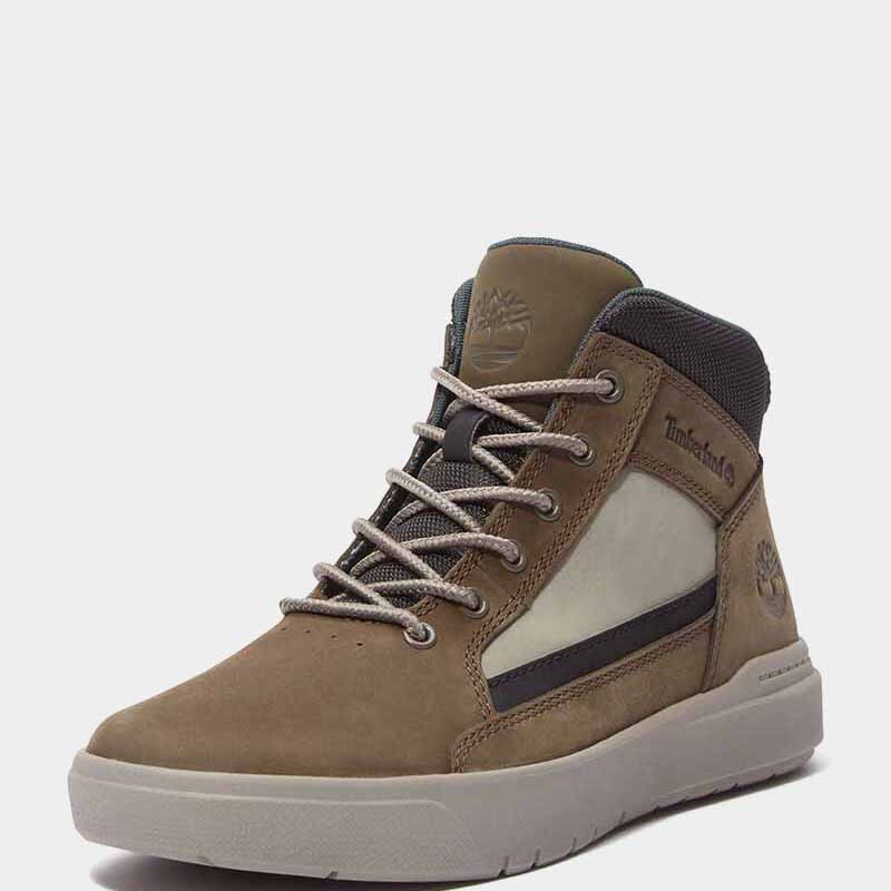 Zapatillas Allston Mid Hombre Dark Brown Nubuck
