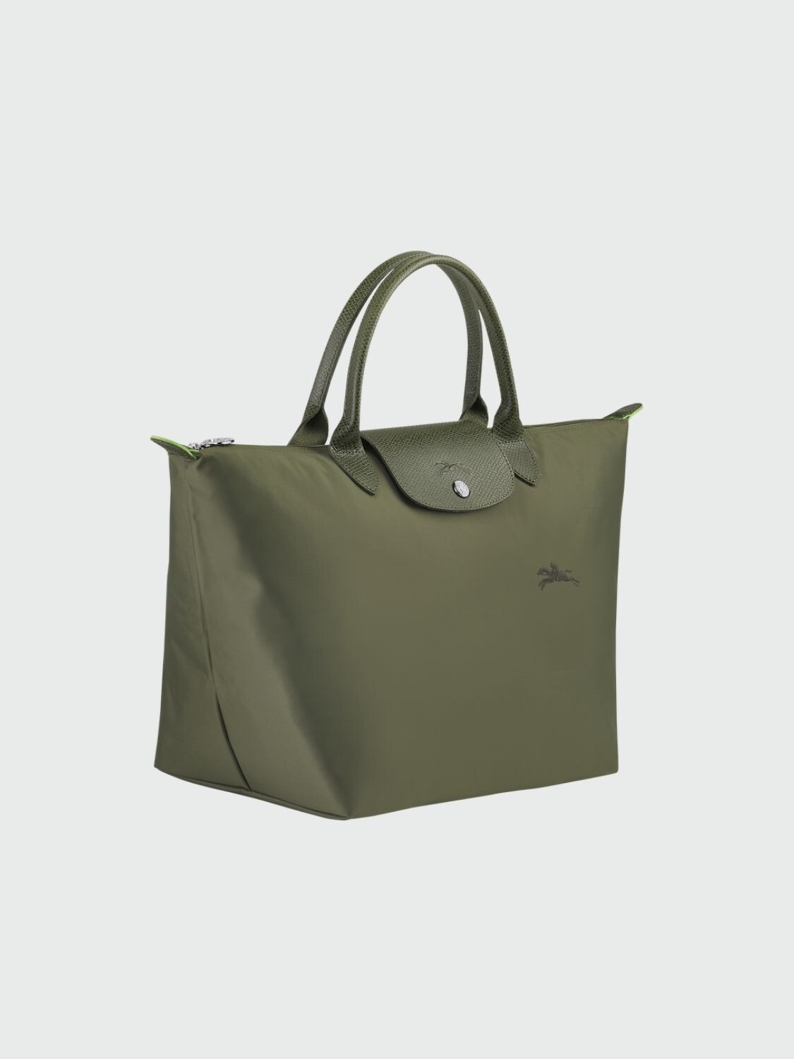 LONGCHAMP - Tote Bag Le Pliage Green M Azul medio