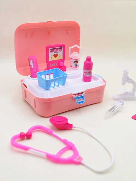 SET DE DOCTOR 25X20 CM ROSADO