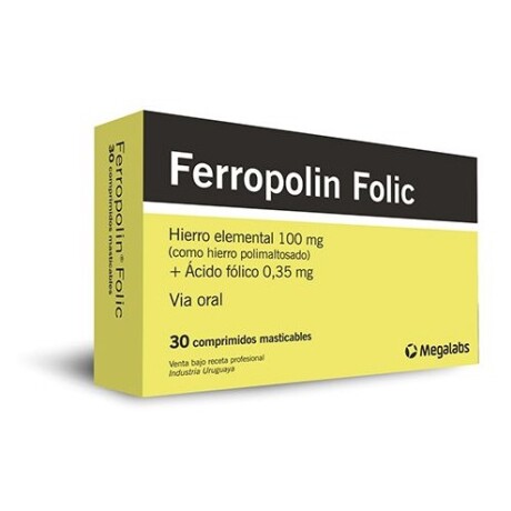 Ferropolin Folico Masticable 30 COM Ferropolin Folico Masticable 30 COM