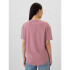 FRCH SS ORGANIC VINTAGE TEE LOGO LILAS PINK 16-1708 TCX