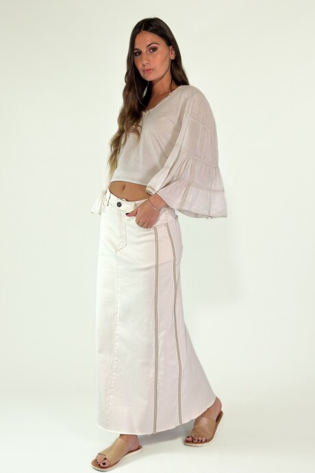 POLLERA KEILA Crudo