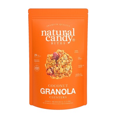 Granola Coconut 100 g Natural Candy Bites Bite Coconut Granola 100g