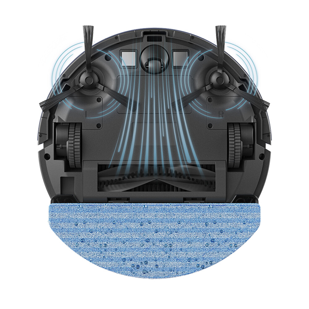 Aspiradora robot 4 en 1 Wi-Fi Negro