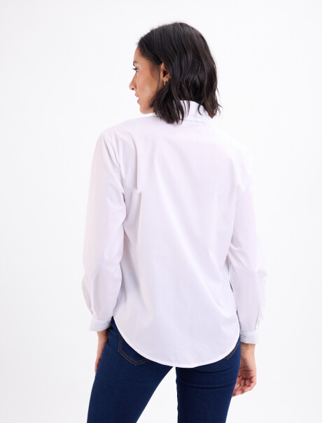 Camisa con tablas Florencia blanco