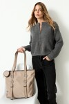 Shopper con monederos removibles beige