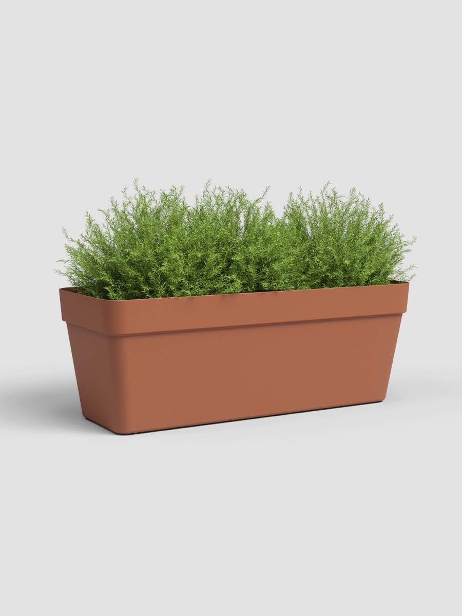 JARDINERA CAPRI CON PLATO TERRACOTA