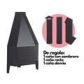 ESTUFA DE CHAPA ESQUINERA CHICA + KIT DE CAÑOS DE REGALO ESTUFA DE CHAPA ESQUINERA CHICA + KIT DE CAÑOS DE REGALO
