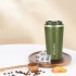 Vaso Térmico Coffee Mug 510 Ml Con Tapa Café Té Taza Jarra Variante Color Verde