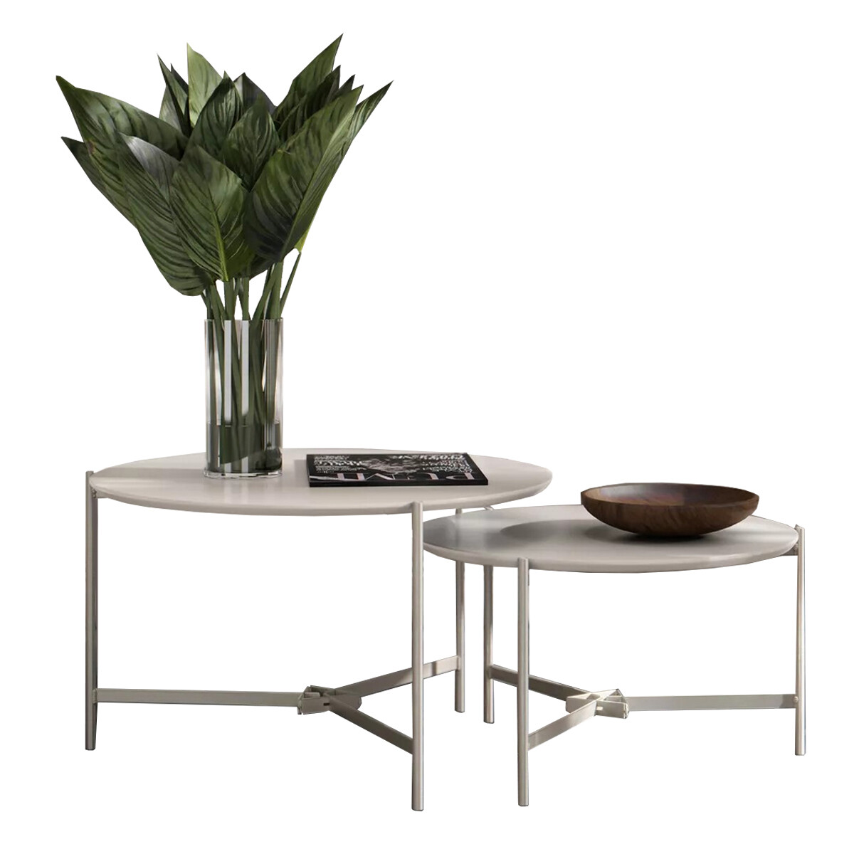 COMBO MESAS DE LIVING CENTRO + MESA LATERAL 