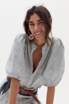 Camisa Bubble en Lino Eddie Stripes