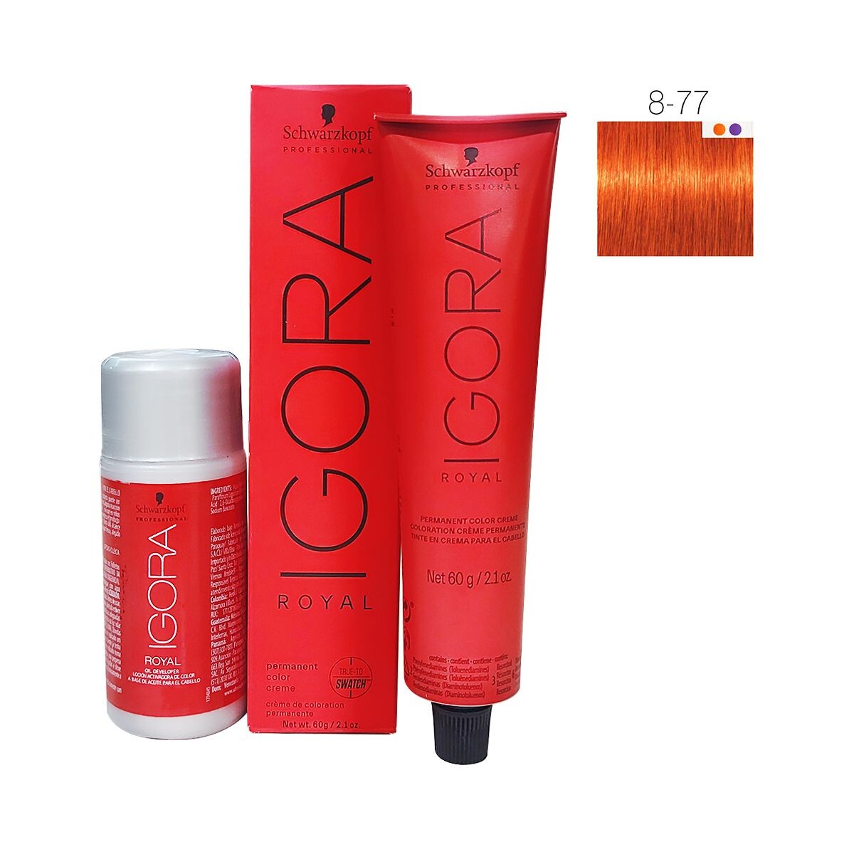 IGORA ROYAL 8-77 RUB.CL.COBR INT -60 ML. 