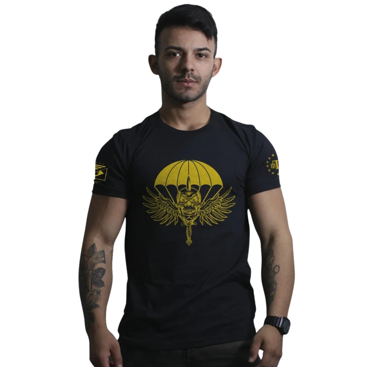 Remera manga corta Paracaidista 