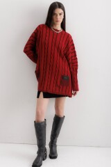Sweater Oceano Rojo/Negro