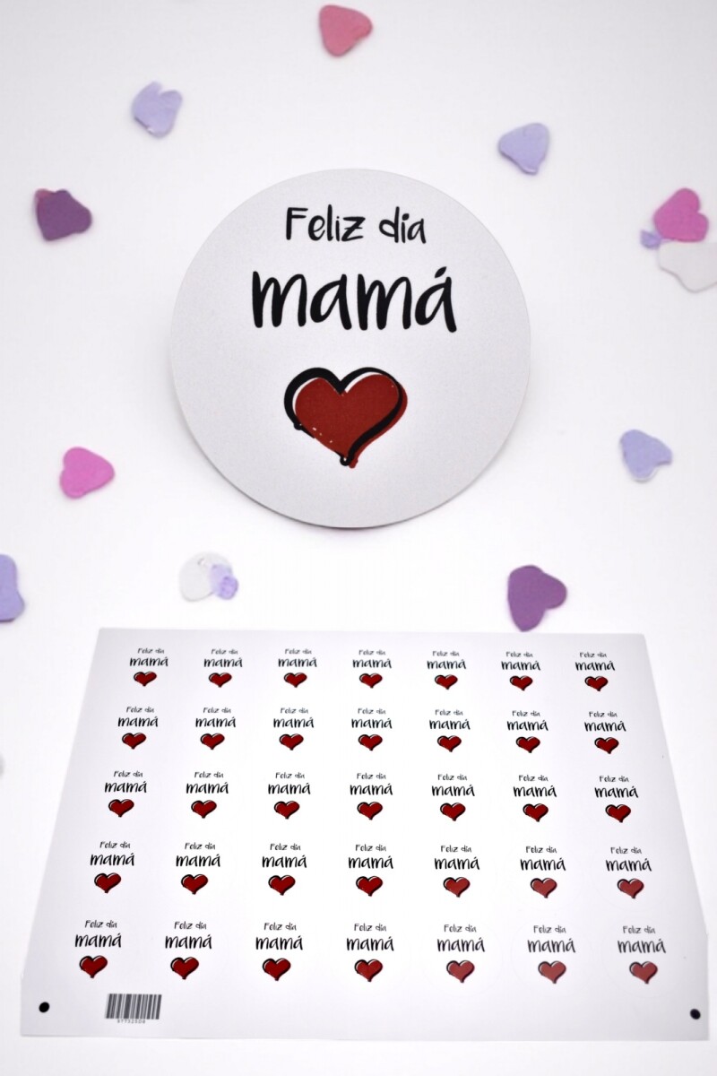 Stickers día de la madre plancha - DISEÑO 1 