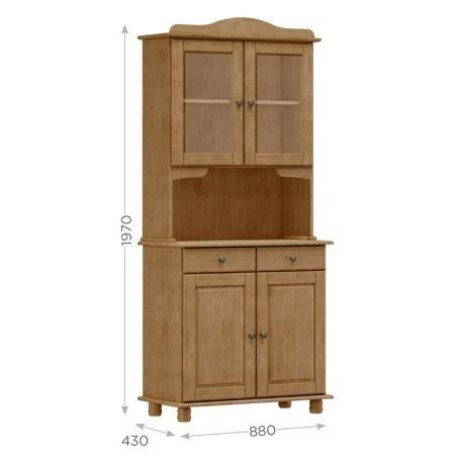 Cristalero 2+2 Puertas +2 Cajones Freijó 8926FN Cristalero 2+2 Puertas +2 Cajones Freijó 8926FN