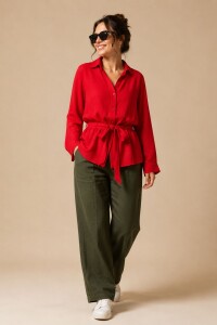 CAMISA VIRGINIA Rojo
