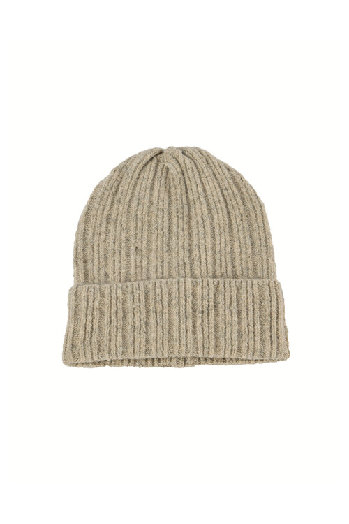 Gorro de pompón Crudo