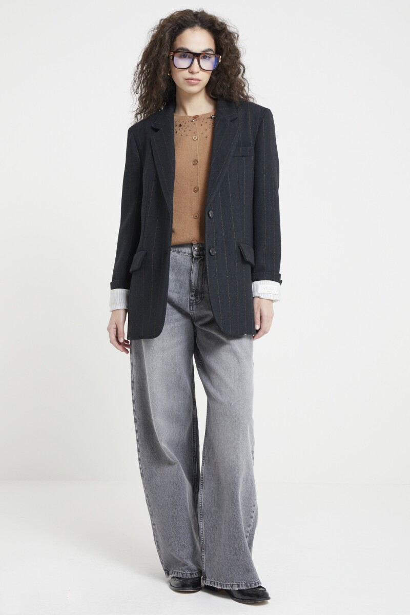 CHAQUETA BLAZER Negro