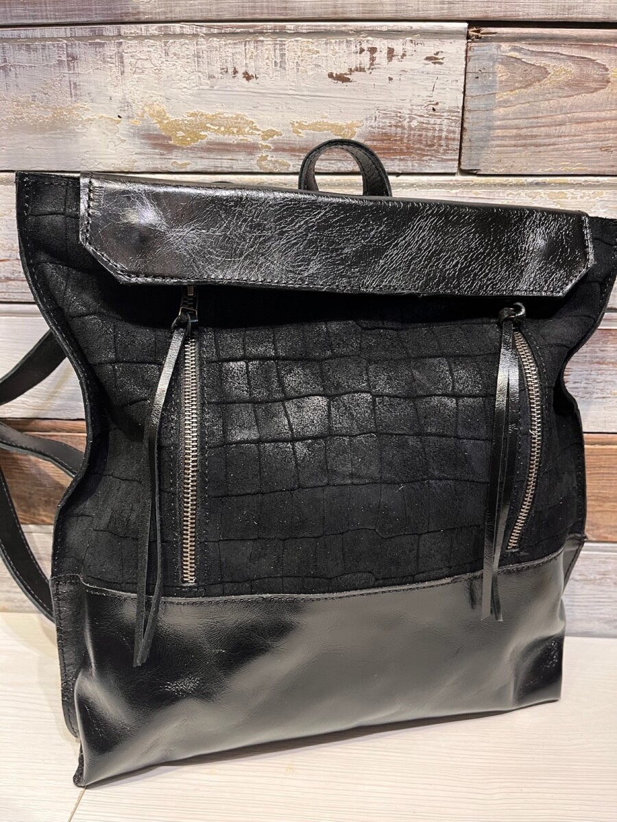 Mochila Zip - Negro King 