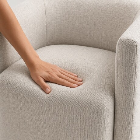 BUTACA POLTRONA SILLÓN SOFÁ 1 CUERPO Color Beige LINO