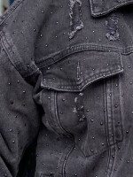 CAMPERA BRILLOS Negro