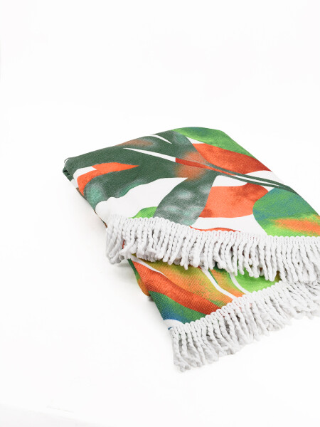 TOALLA REDONDA 150CM MICROFIBRA 420GR ESTAMPADO 1