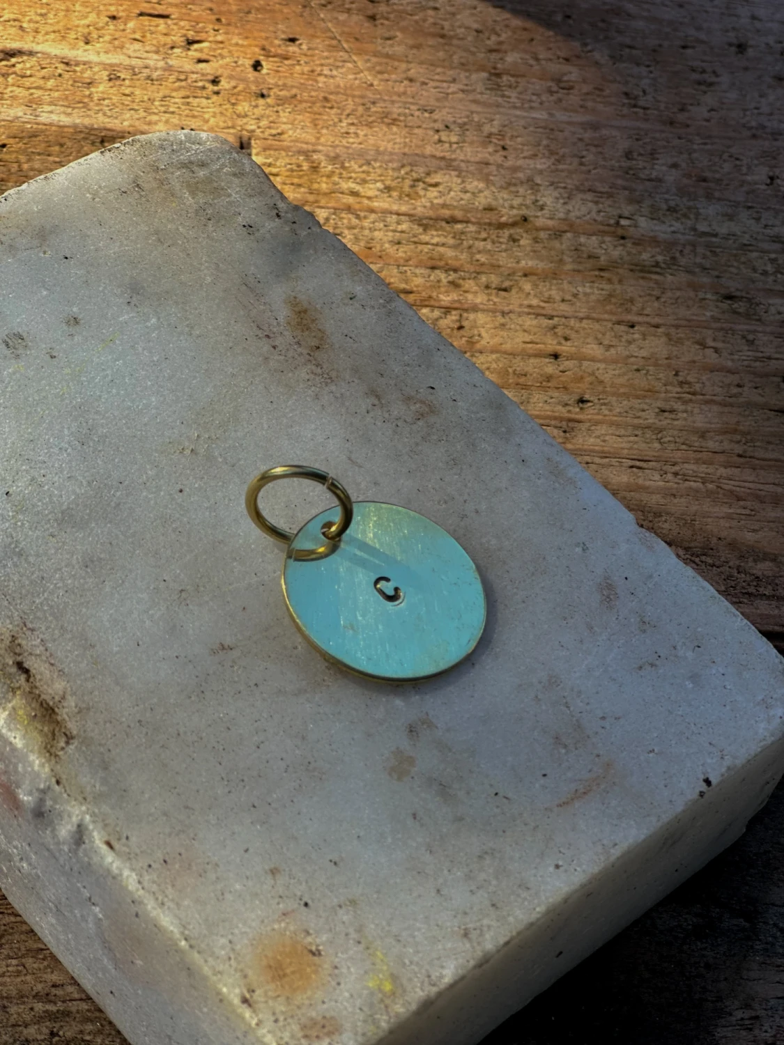 Spelling key ring - C