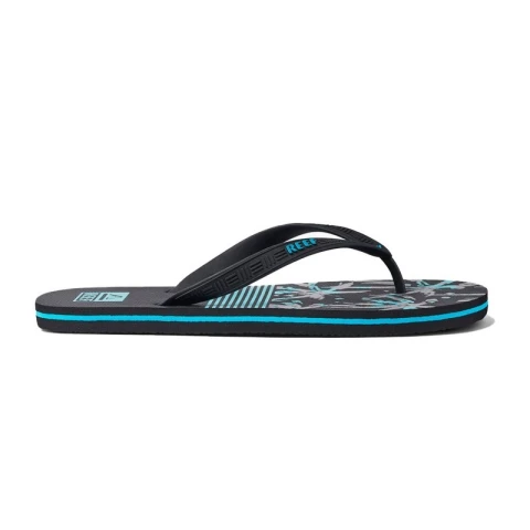Ojotas Reef Seaside Prints Negro