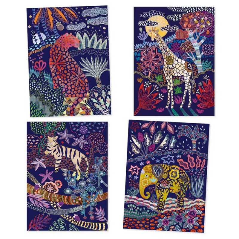 Set x4 láminas para raspar Naturaleza