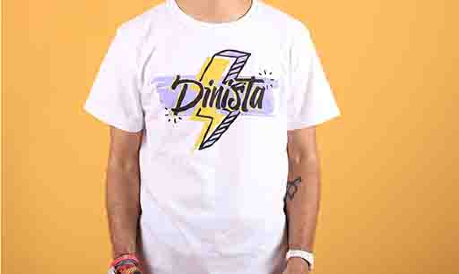 Remera de Mujer You are the tik to my tok Dinista Claudinio - Blanco 