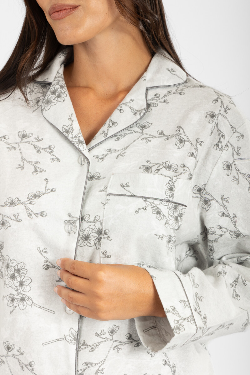 Pijama franela Plata